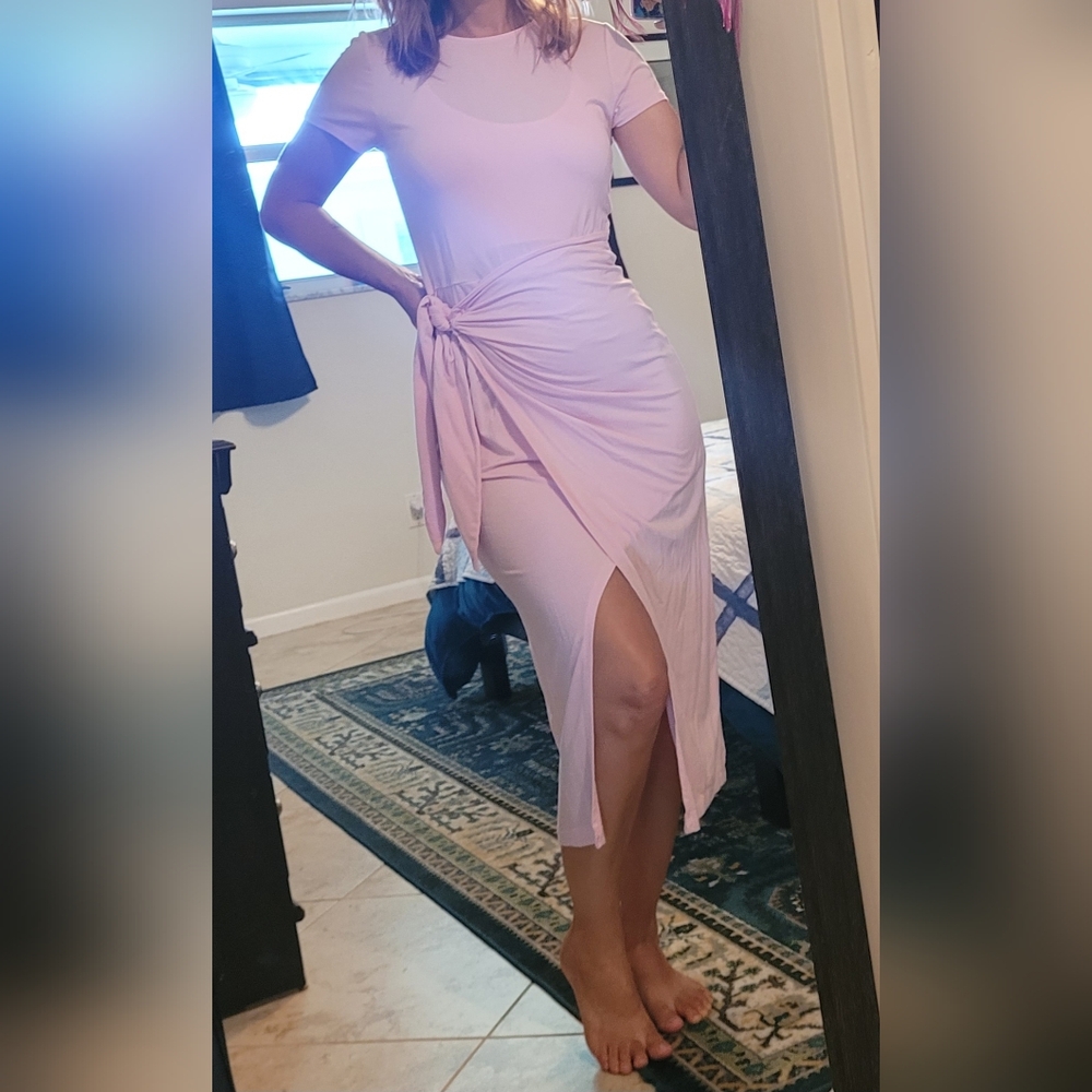 a new day One Shoulder Pink Dress